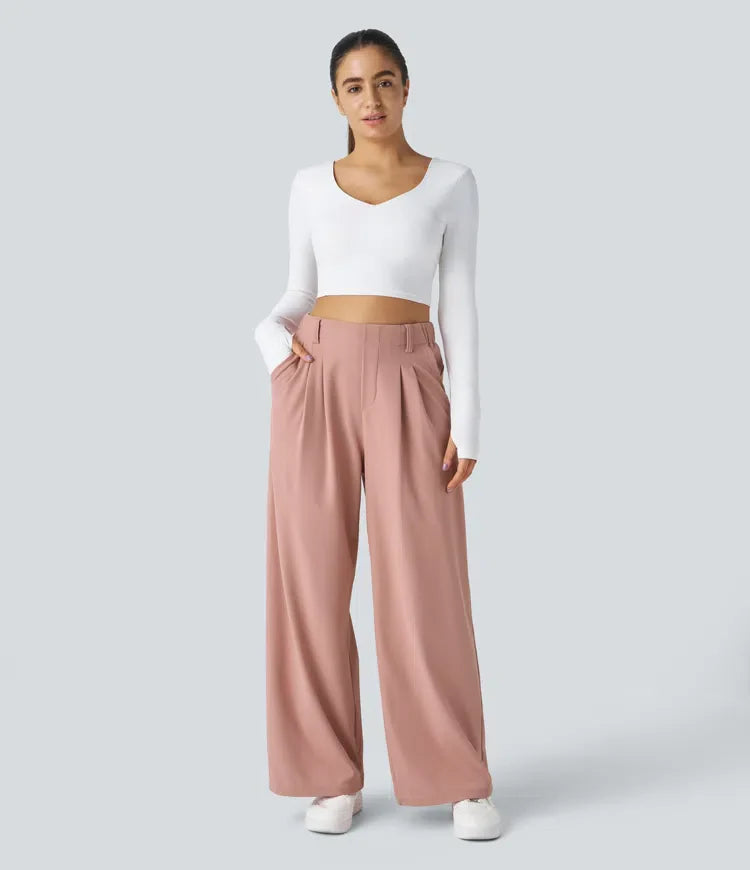 Lucrilla™- High Waisted Casual Pants