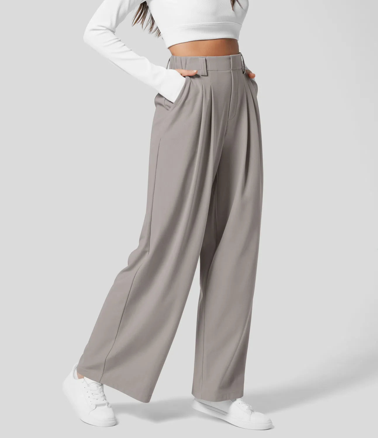 Lucrilla™- High Waisted Casual Pants