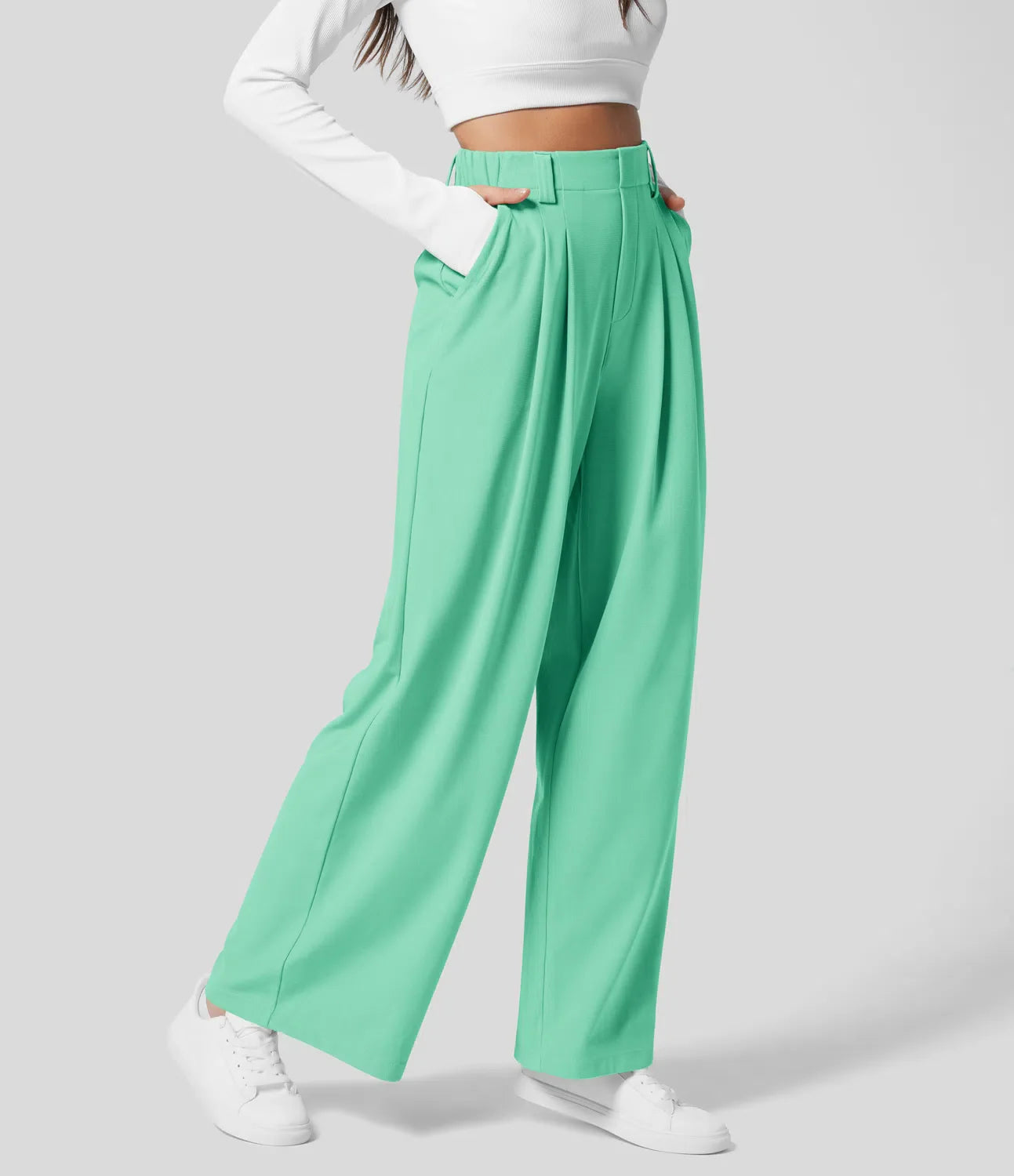 Lucrilla™- High Waisted Casual Pants