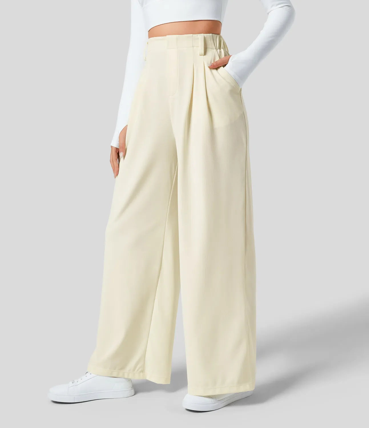 Lucrilla™- High Waisted Casual Pants